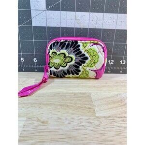 Vera Bradley Pink Floral Coin Purse – Zip Closure